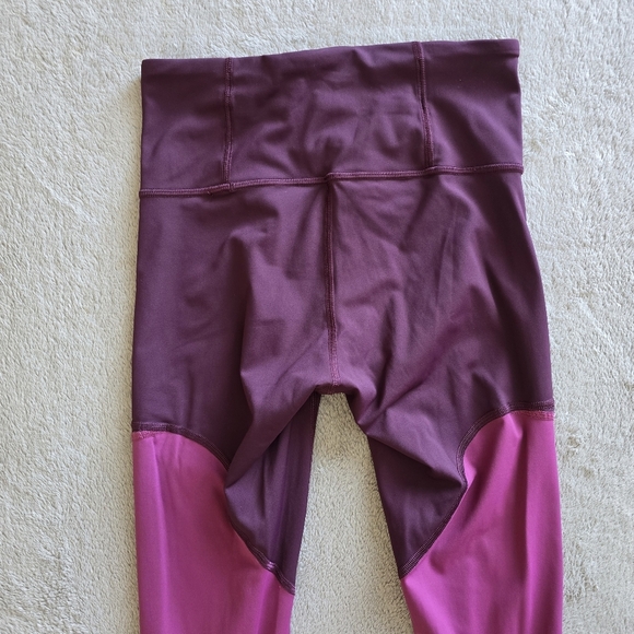 Lululemon Colour Me Ombre Tight 28" Dark Adobe/Blush Berry/Violet Red size 4 - Picture 8 of 14